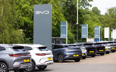 Chinese Carmakers Near 10% UK Share After Fivefold BYD Surge