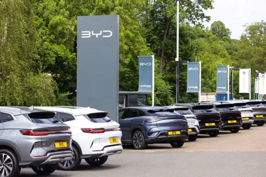 Chinese Carmakers Near 10% UK Share After Fivefold BYD Surge