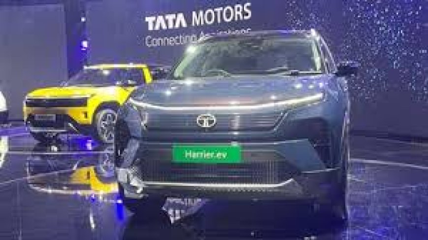 Tata Harrier EV Launching, Tata Motors is set to launch the electric version of its Harrier SUV, marking a significant step in India's EV market.