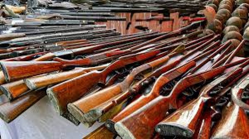 203 weapons including rifles, pistols recovered in major success for security forces in Manipur; IEDs, grenades also seized